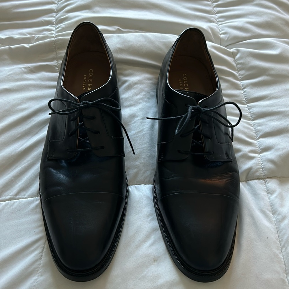 Cole Haan size 14 M Leather Men’s Oxford Shoes Black
